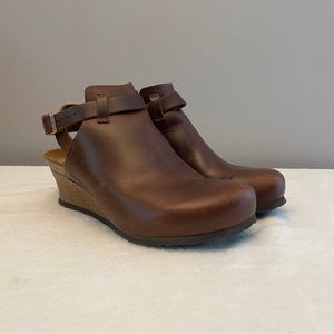Birkenstock Brown Leather Women's Shoes